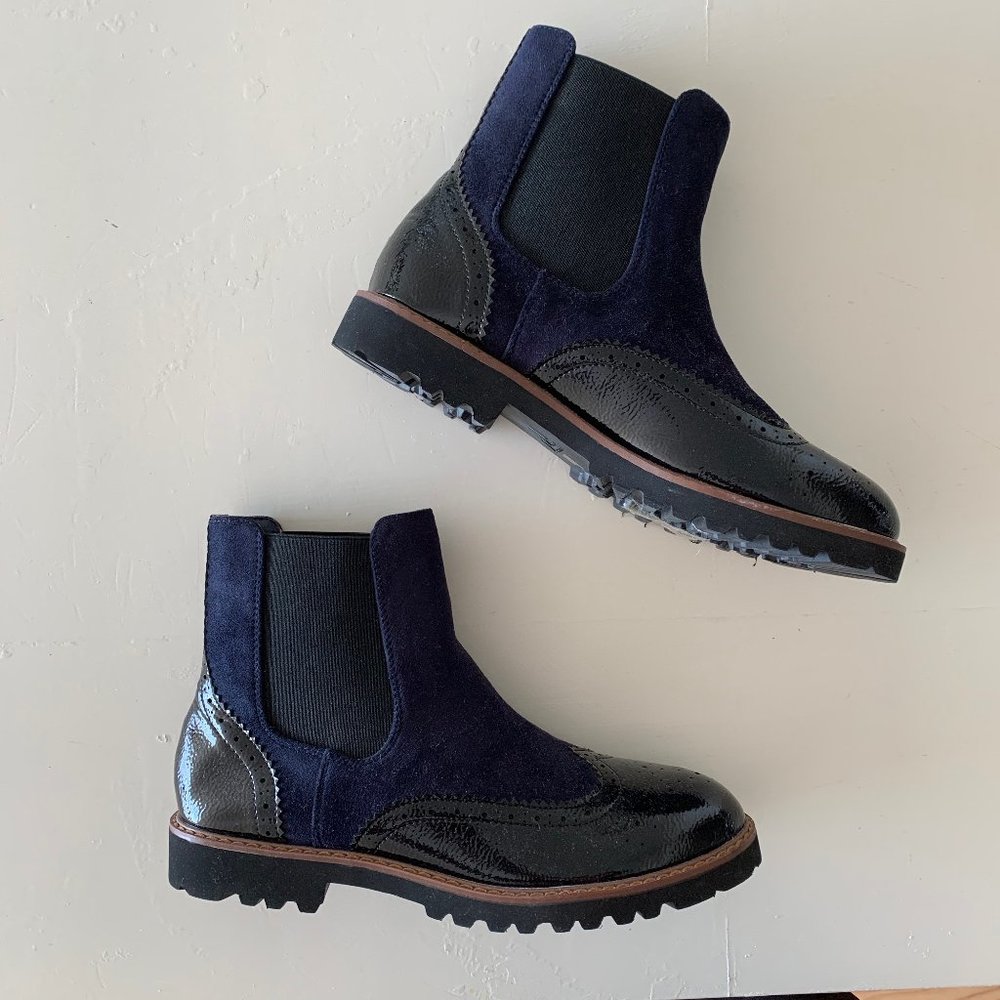 NWT Anthropologie Vanessa Wu Suede Leather Boots